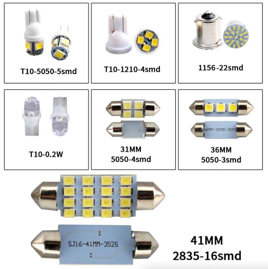 Kit de led 28pcs