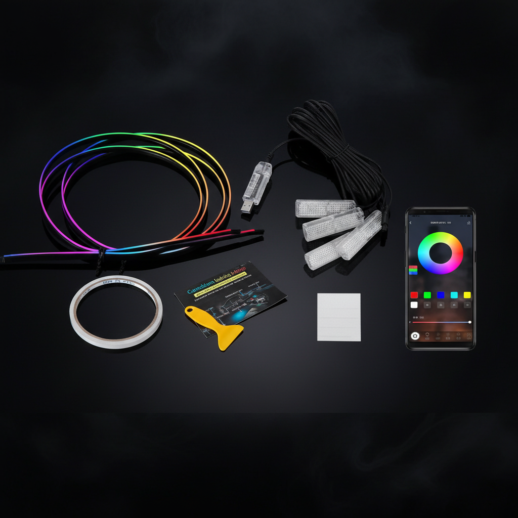 Luz LED One To Two With Foot Light